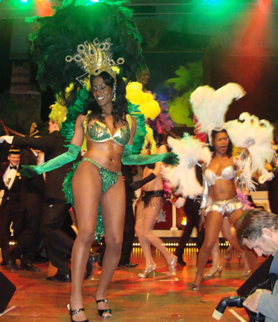 samba danseressen tropisch themafeest